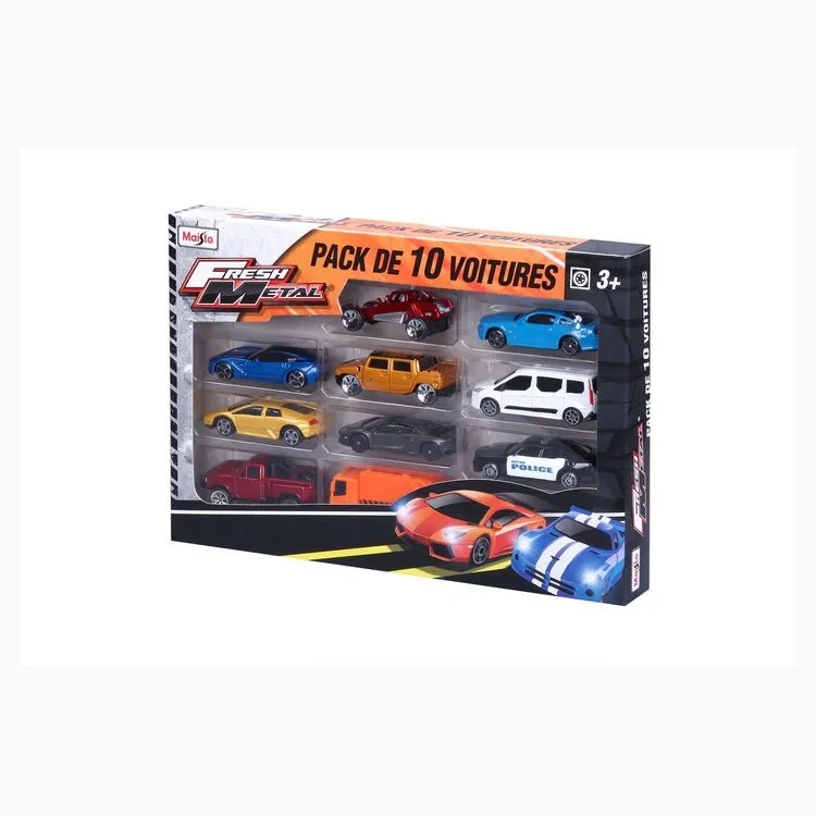 BURAGO Fresh Metal - Pack De 10 Voitures Miniatures 1/72ème 5 BURAGO Fresh Metal - Pack De 10 Voitures Miniatures 1/72ème – Image 3