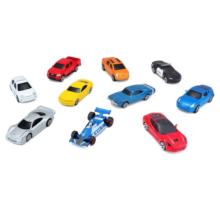 BURAGO Fresh Metal - Pack De 10 Voitures Miniatures 1/72ème 7 BURAGO Fresh Metal - Pack De 10 Voitures Miniatures 1/72ème – Image 5