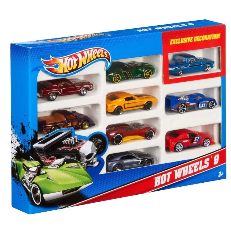 MATTEL Coffret 10 Voitures Hot Wheels 3 MATTEL Coffret 10 Voitures Hot Wheels