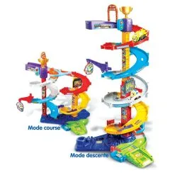 VTECH Méga Circuit Spirales 2 En 1 + Titouan, Fou Du Volant - Tut Tut Bolides -Jeux d'imitation Soldes B2CD 3582