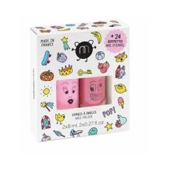 Nailmatic Coffret Duo Vernis Et Nail Stickers Dolly Kitty