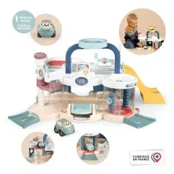 SMOBY Premier Garage Little Smoby -Jeux d'imitation Soldes B2CD 3653
