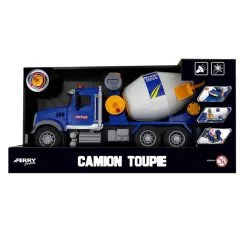 Ferry Jacques & Cie FER CAMION TOUPIE A FRICTION 35CM SON ET LUMIERE