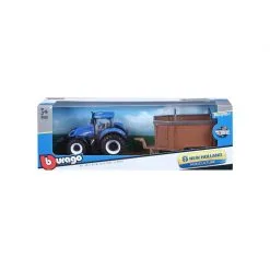 BURAGO Tracteur + Remorque Fendt à Friction 1/43ème -Jeux d'imitation Soldes B2CD 3728