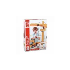 Hape Grue Elevatrice Jaune Et Orange -Jeux d'imitation Soldes B2CD 3743