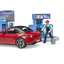 Bruder Station Service Bworld Avec Véhicule Et Station De Lavage 9 Bruder Station Service Bworld Avec Véhicule Et Station De Lavage -Jeux d'imitation Soldes B2CD 3759