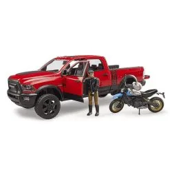 Bruder Véhicule Pick-up RAM 2500 Power Wagon Avec Ducati Desert Sled Et Co -Jeux d'imitation Soldes B2CD 3770
