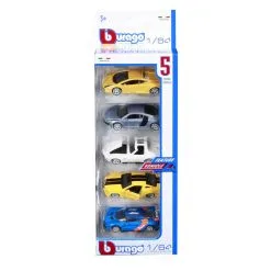 BURAGO Coffret 5 Véhicules 1/64 -Jeux d'imitation Soldes B2CD 3836