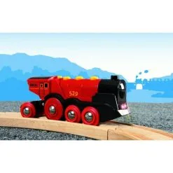 Brio 33592 Locomotive Rouge Puissante A Piles -Jeux d'imitation Soldes B2CD 3877