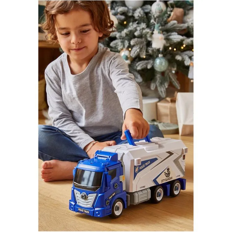 One Two Fun Camion De Police Transformable 3 En 1 5 One Two Fun Camion De Police Transformable 3 En 1 – Image 3
