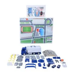 One Two Fun Camion De Police Transformable 3 En 1 13 One Two Fun Camion De Police Transformable 3 En 1 -Jeux d'imitation Soldes B2CD 3887