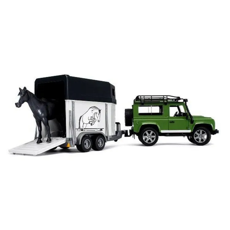 Bruder AND ROVER DEFENDER 90BREAK AVEC VAN ET CHEVAL 3 Bruder AND ROVER DEFENDER 90BREAK AVEC VAN ET CHEVAL