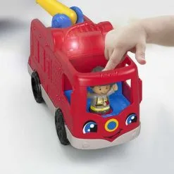 FISHER PRICE Le Camion De Pompier Little People -Jeux d'imitation Soldes B2CD 4016