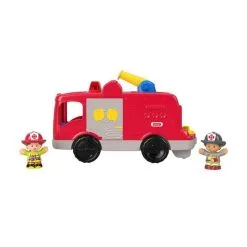 FISHER PRICE Le Camion De Pompier Little People -Jeux d'imitation Soldes B2CD 4017