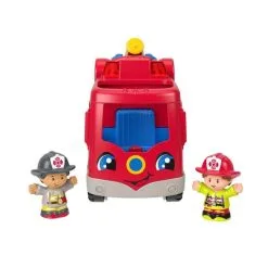 FISHER PRICE Le Camion De Pompier Little People -Jeux d'imitation Soldes B2CD 4018