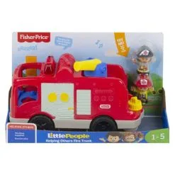FISHER PRICE Le Camion De Pompier Little People -Jeux d'imitation Soldes B2CD 4019