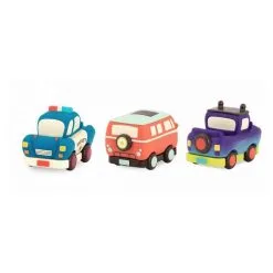Mybtoys Set De 3 Vehicules Van Orange -Jeux d'imitation Soldes B2CD 4024