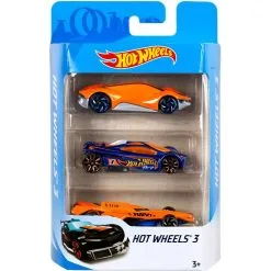 MATTEL Coffret De 3 Véhicules Miniatures 1/64ème - Hot Wheels -Jeux d'imitation Soldes B2CD 4027