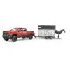 BRUDER Véhicule Ram 2500 Power Wagon + Van Et Cheval -Jeux d'imitation Soldes B2CD 4042
