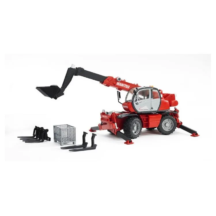 BRUDER Manitou Téléscopique MRT 2150 + Accessoires 3 BRUDER Manitou Téléscopique MRT 2150 + Accessoires