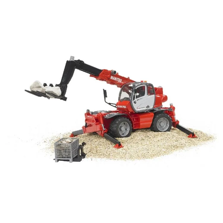 BRUDER Manitou Téléscopique MRT 2150 + Accessoires 5 BRUDER Manitou Téléscopique MRT 2150 + Accessoires – Image 3