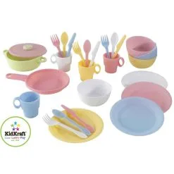 Kidkraft Batterie De Cuisine Pastel De 27 Pièces
