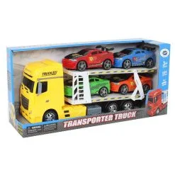 MGM Camion De Transport Et 4 Voitures De Sport -Jeux d'imitation Soldes B2CD 4093