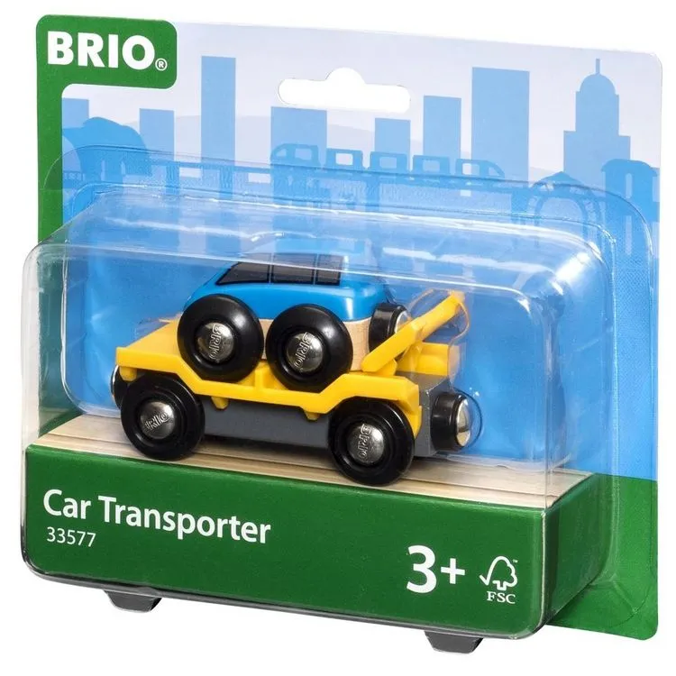 Brio 33577 Wagon Transport De Voiture Avec Rampe 3 Brio 33577 Wagon Transport De Voiture Avec Rampe