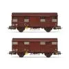 Jouef Coffret De 2 Wagons SNCF Fermés à 2 Essieux Kv Permaplex, Avec Volets Ouverts 2 Jouef Coffret De 2 Wagons SNCF Fermés à 2 Essieux Kv Permaplex, Avec Volets Ouverts -Jeux d'imitation Soldes B2CD 4197
