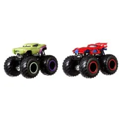 MATTEL Pack De 2 Monster Trucks Double Démolition 1/64ème - Hot Wheels -Jeux d'imitation Soldes B2CD 4286