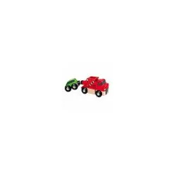 Brio 33528 Depanneuse Rouge Voiture Verte