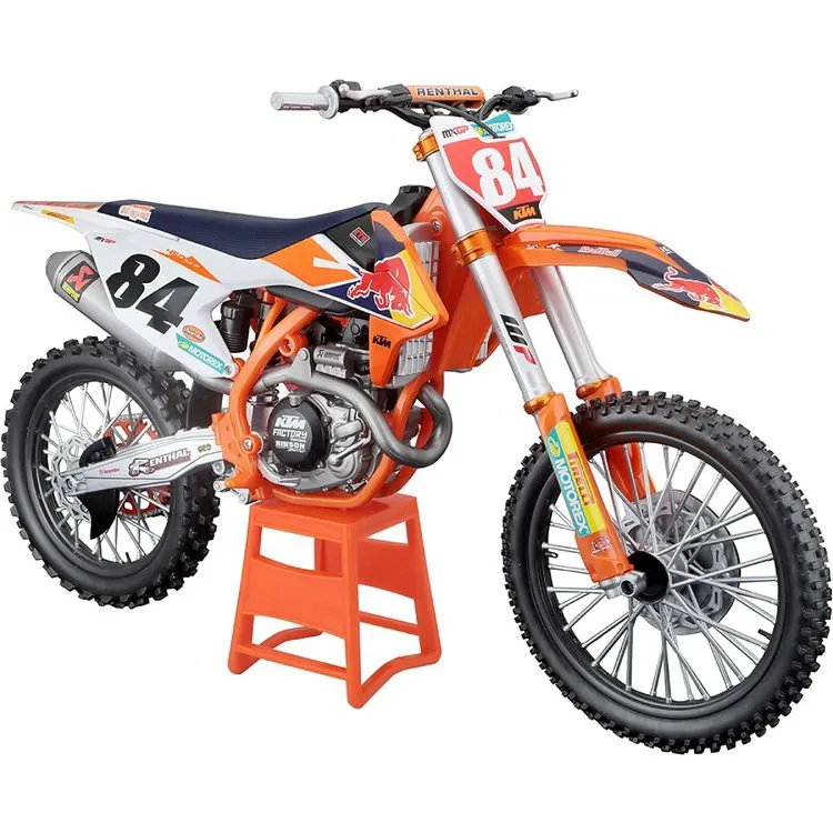 Bburago Moto Redbull KTM SX450 2018 1/6 4 Bburago Moto Redbull KTM SX450 2018 1/6 – Image 2