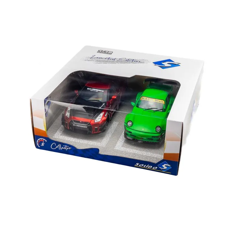 SOLIDO Pack Véhicules 1/18 RWB 964 Errabareshi Mono Et Nissan Skyline (R35) 6 SOLIDO Pack Véhicules 1/18 RWB 964 Errabareshi Mono Et Nissan Skyline (R35) – Image 4