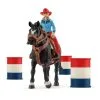 Schleich Cowgirl Et Tonneaux De Racing 1 Schleich Cowgirl Et Tonneaux De Racing -Jeux d'imitation Soldes B2CD 4591
