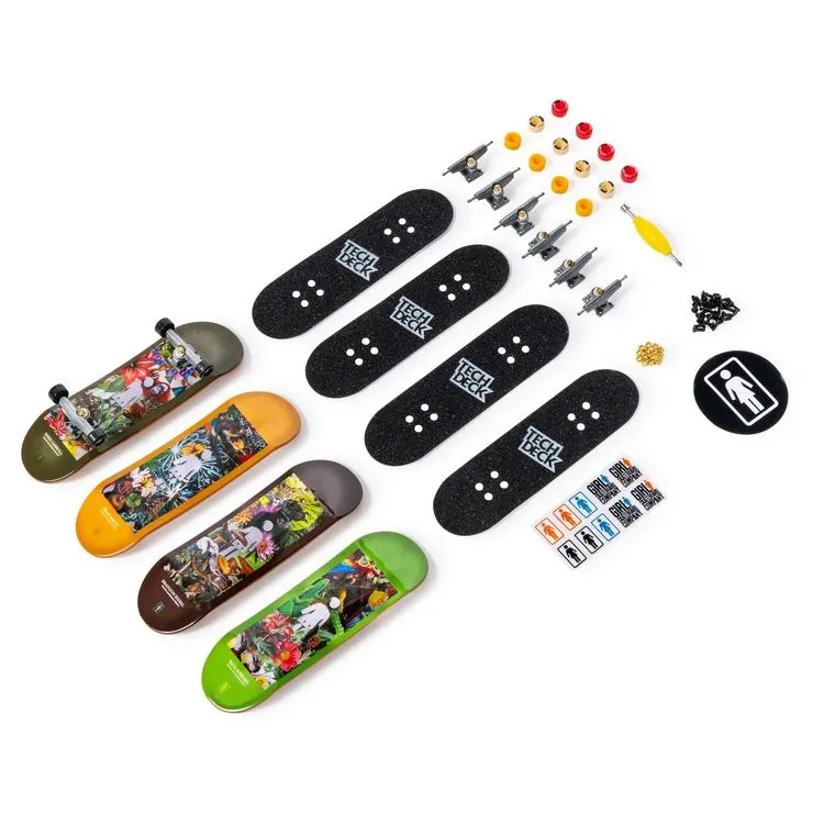 SPIN MASTER Pack De 4 Finger Skates Tech Deck 5 SPIN MASTER Pack De 4 Finger Skates Tech Deck – Image 3