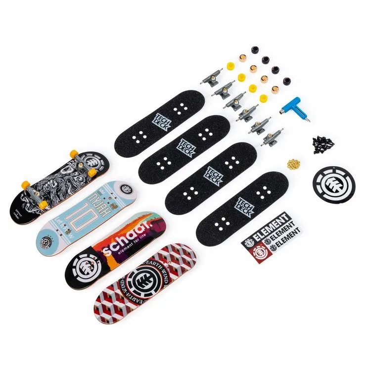 SPIN MASTER Pack De 4 Finger Skates Tech Deck 7 SPIN MASTER Pack De 4 Finger Skates Tech Deck – Image 5