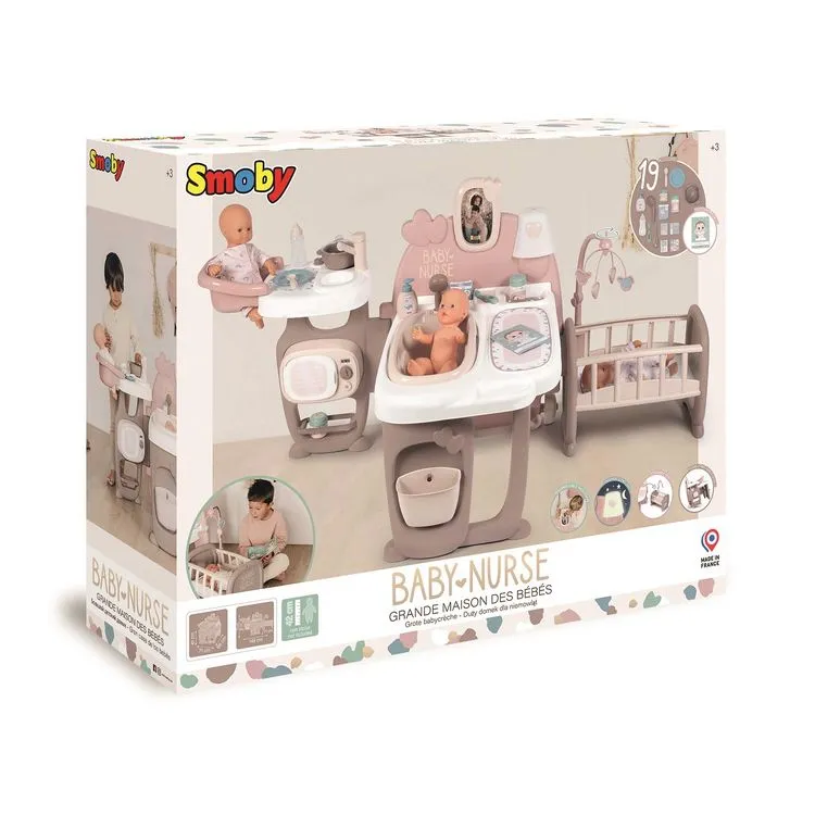 SMOBY Baby Nurse Grande Maison Des Bébés 3 SMOBY Baby Nurse Grande Maison Des Bébés