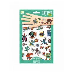 Djeco Tatouages - Heroes Et Vilain