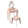 One Two Fun Ensemble Coiffeuse Et Tabouret En Bois -Jeux d'imitation Soldes B2CD 562