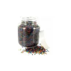 Graine Créative Pot De 500 Grs Perles De Rocaille Translucide