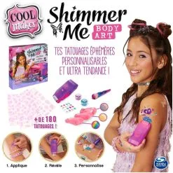 SPIN MASTER Appareil Tatouages - Cool Maker - Shimmer Me Body Art -Jeux d'imitation Soldes B2CD 653