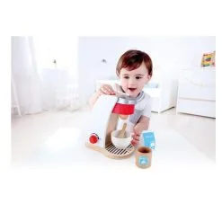 Hape Machine à Café En Bois Blanche -Jeux d'imitation Soldes B2CD 697
