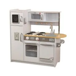 Kidkraft Cuisine Enfant Uptown Blanche En Bois - Jouet D'imitation