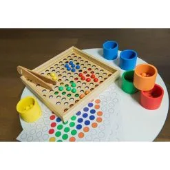 One Two Fun Mon Set Mosaïque En Bois Montessori -Jeux d'imitation Soldes B2CD 847
