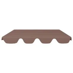 VIDAXL Toit De Rechange Balançoire Marron 188/168x110/145 Cm 270 G/m² -Jeux d'imitation Soldes B2CD 856