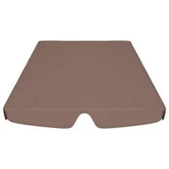 VIDAXL Toit De Rechange Balançoire Marron 188/168x110/145 Cm 270 G/m² -Jeux d'imitation Soldes B2CD 857