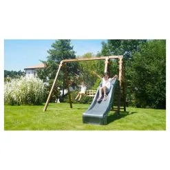 Soulet Portique En Bois PRUNE - 2,61x3,51x2,24