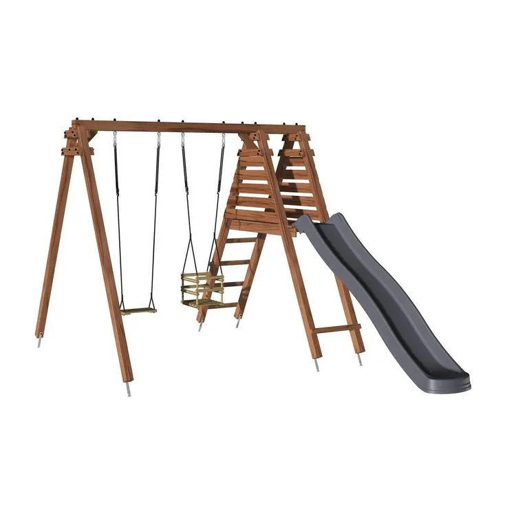 Soulet Portique En Bois PRUNE - 2,61x3,51x2,24 4 Soulet Portique En Bois PRUNE - 2,61x3,51x2,24 – Image 2