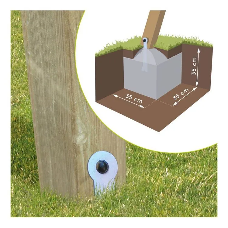 Soulet Portique En Bois PRUNE - 2,61x3,51x2,24 6 Soulet Portique En Bois PRUNE - 2,61x3,51x2,24 – Image 4