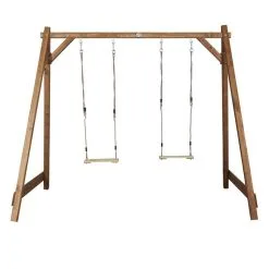 PRAGMA Portique Double En Bois Brun